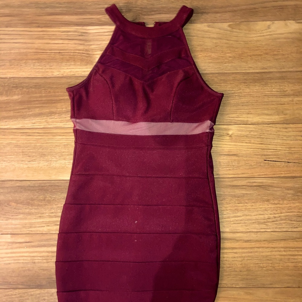 Burgundy Dress